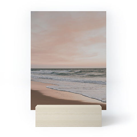 Hello Twiggs Sunset Beach Walking Mini Art Print