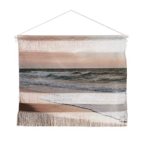 Hello Twiggs Sunset Beach Walking Wall Hanging Landscape