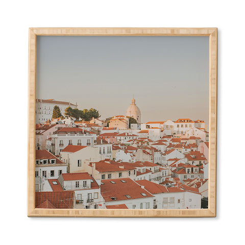 Hello Twiggs Sunset in Lisbon Framed Wall Art