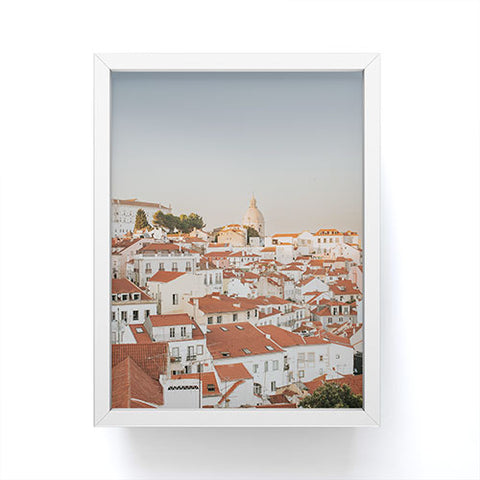 Hello Twiggs Sunset in Lisbon Framed Mini Art Print