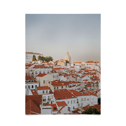 Hello Twiggs Sunset in Lisbon Poster