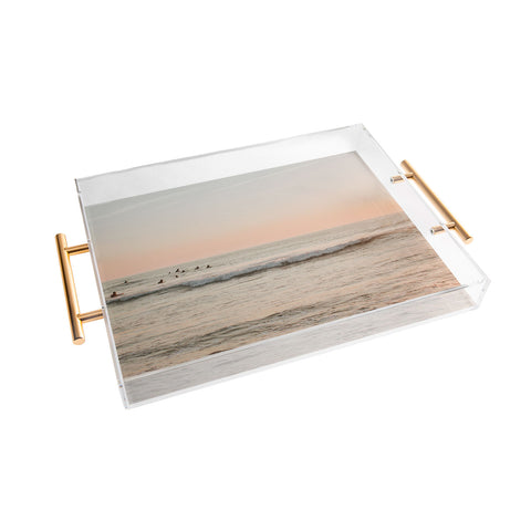 Hello Twiggs Sunset Surfing Acrylic Tray
