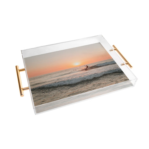 Hello Twiggs Surfers Wave Acrylic Tray
