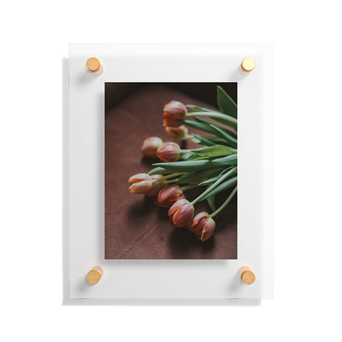 Hello Twiggs Terracotta Tulips Floating Acrylic Print