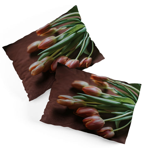 Hello Twiggs Terracotta Tulips Pillow Shams
