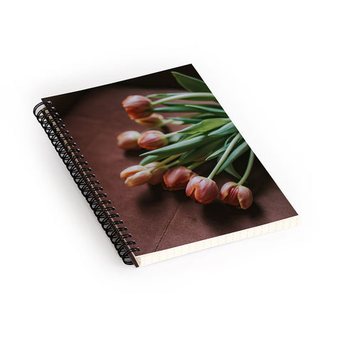 Hello Twiggs Terracotta Tulips Spiral Notebook