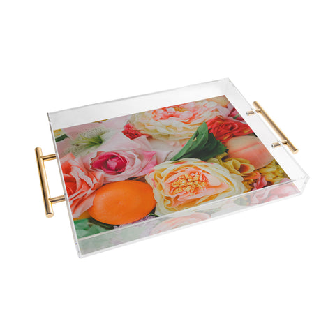 Hello Twiggs Tropical Flowers Acrylic Tray
