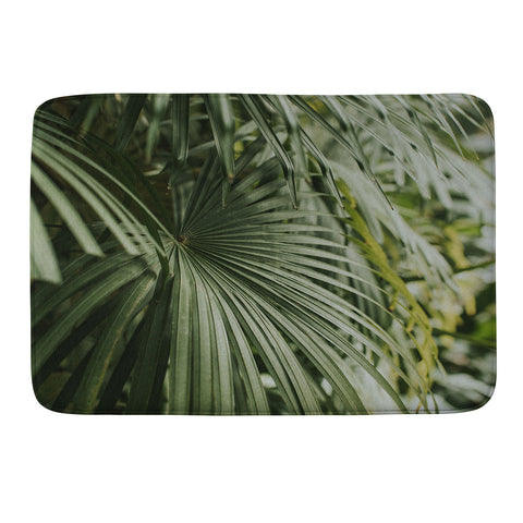 Hello Twiggs Tropical Green Palm Memory Foam Bath Mat