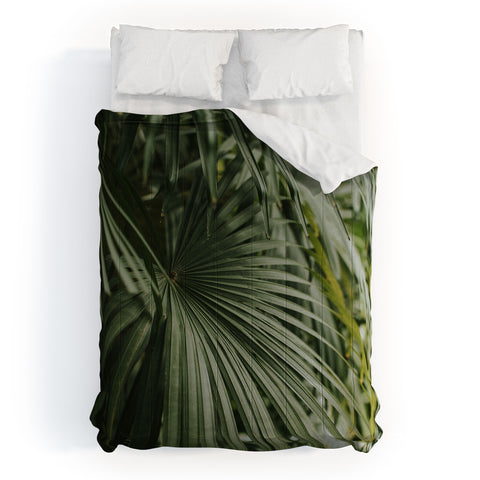 Hello Twiggs Tropical Green Palm Comforter