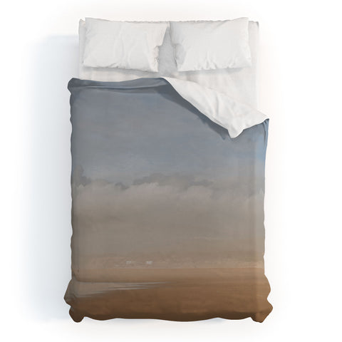 Hello Twiggs Watercolor Beach Duvet Cover