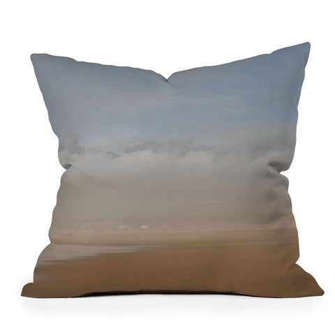 Hello Twiggs Watercolor Beach Throw Pillow