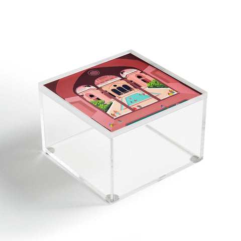 Helo Birdie Abbasian house Acrylic Box