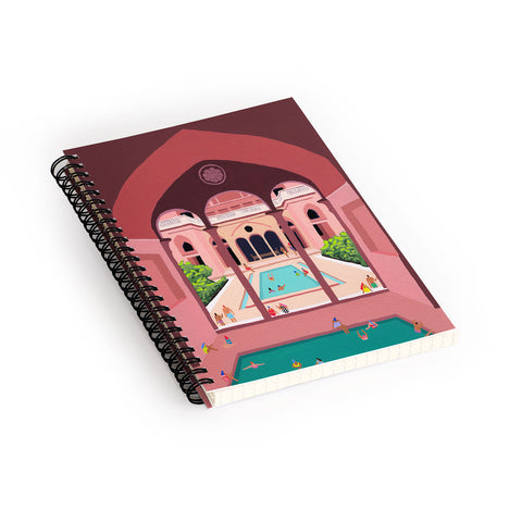 Helo Birdie Abbasian house Spiral Notebook