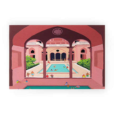 Helo Birdie Abbasian house Welcome Mat