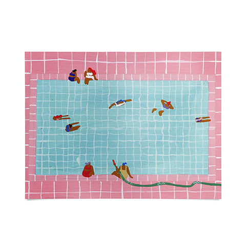 Helo Birdie Aquarius Pool Poster
