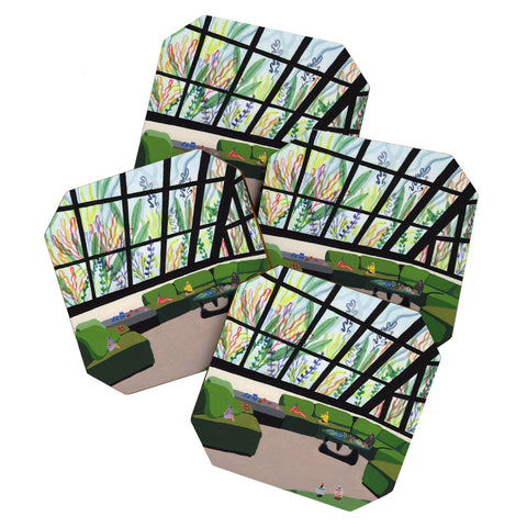 Helo Birdie Atrium Coaster Set