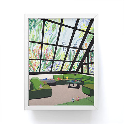 Helo Birdie Atrium Framed Mini Art Print