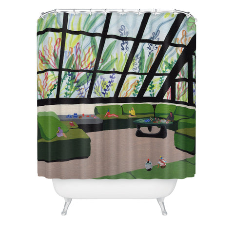Helo Birdie Atrium Shower Curtain