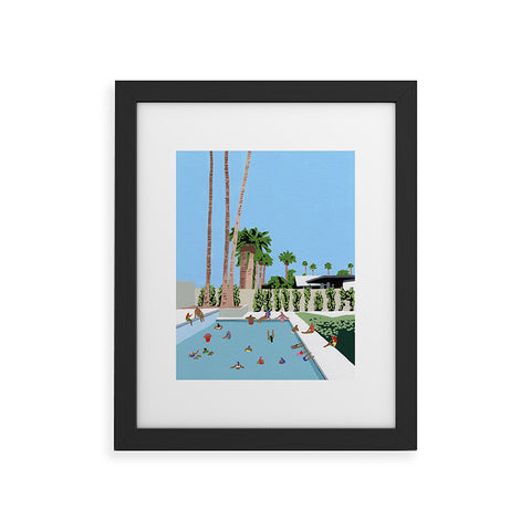 Helo Birdie Cali Framed Art Print