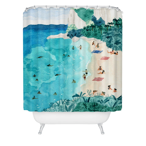 Helo Birdie Coromandel Shower Curtain