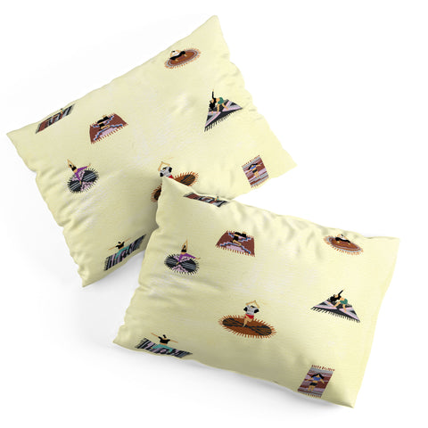 Helo Birdie Custard yoga Pillow Shams