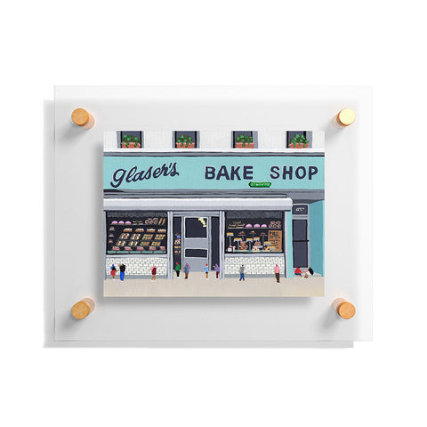 Helo Birdie Glasers bake shop Floating Acrylic Print
