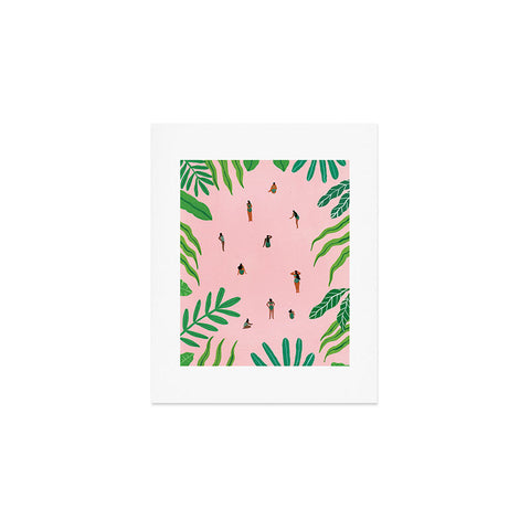 Helo Birdie Green swimsuit Art Print