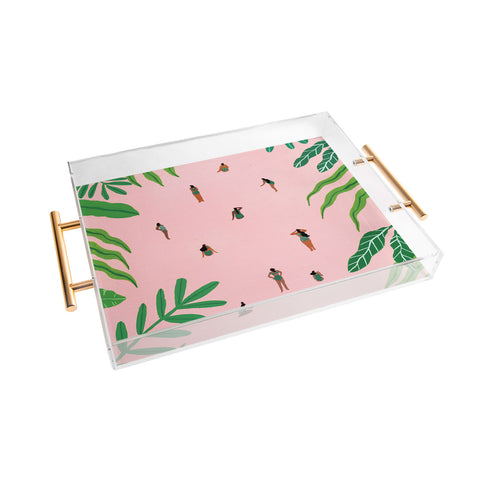 Helo Birdie Green swimsuit Acrylic Tray