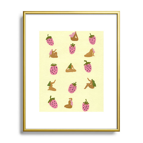 Helo Birdie Its a fraise Im going through Metal Framed Art Print