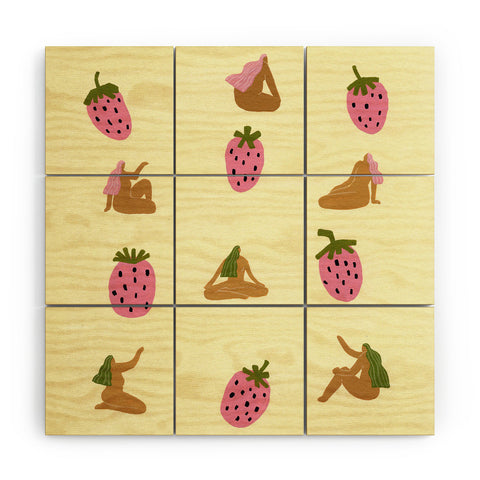 Helo Birdie Its a fraise Im going through Wood Wall Mural