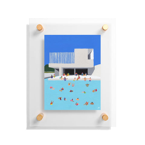 Helo Birdie La La Land Floating Acrylic Print