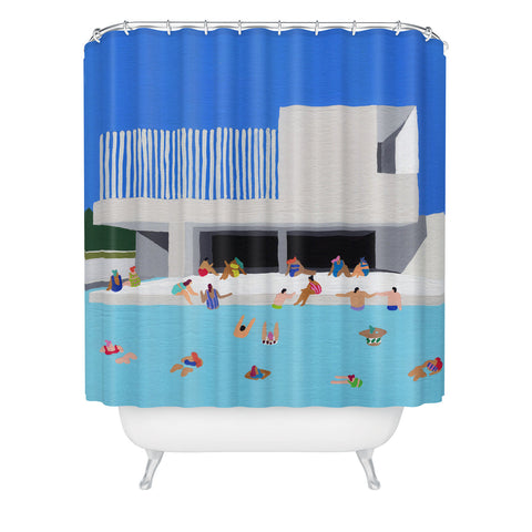 Helo Birdie La La Land Shower Curtain