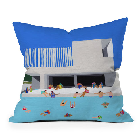 Helo Birdie La La Land Throw Pillow