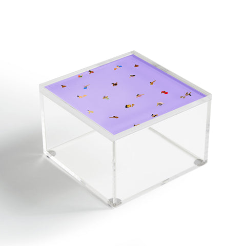 Helo Birdie Lilac Blues Acrylic Box