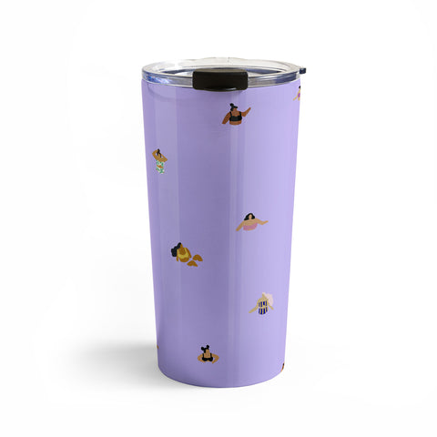 Helo Birdie Lilac Blues Travel Mug
