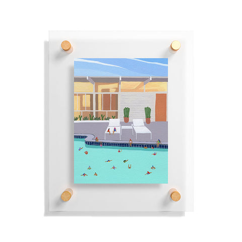 Helo Birdie Mid Century Pool Floating Acrylic Print