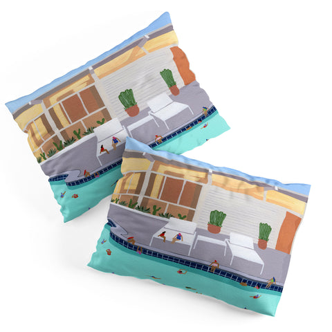 Helo Birdie Mid Century Pool Pillow Shams