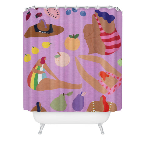 Helo Birdie My Girls Shower Curtain