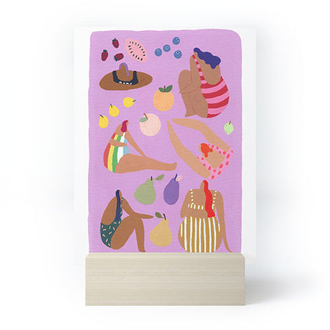 Helo Birdie My Girls Mini Art Print