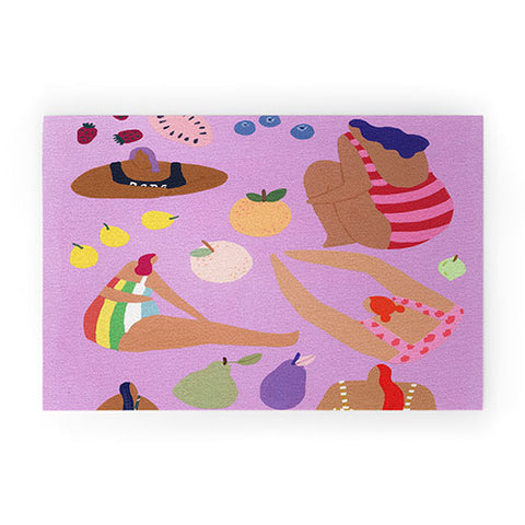 Helo Birdie My Girls Welcome Mat