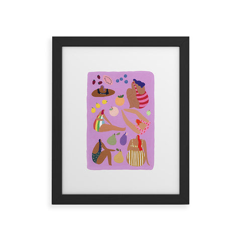 Helo Birdie My Girls Framed Art Print