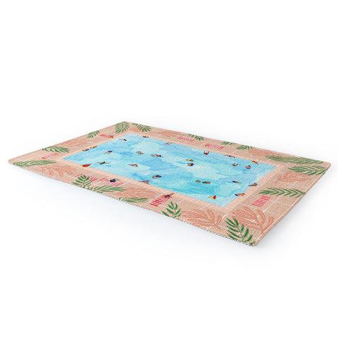 Helo Birdie Peachy Palms Area Rug