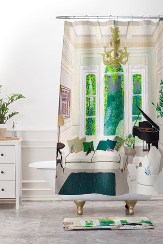 Helo Birdie Pimlico house Shower Curtain And Mat