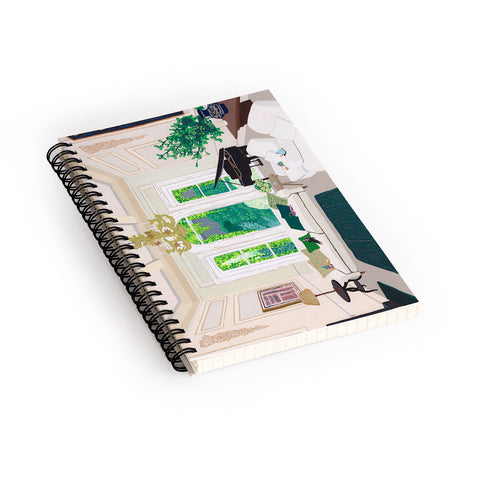 Helo Birdie Pimlico house Spiral Notebook
