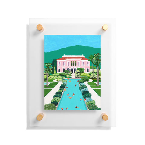 Helo Birdie Pink Palace Floating Acrylic Print