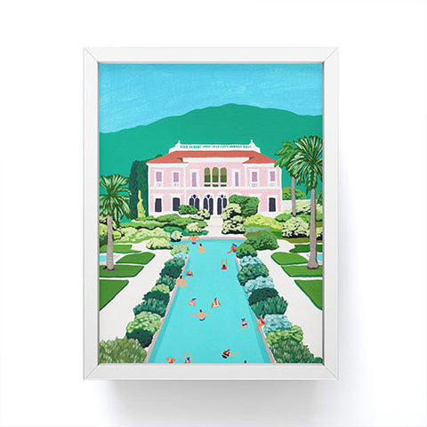 Helo Birdie Pink Palace Framed Mini Art Print