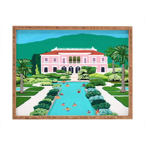 Helo Birdie Pink Palace Rectangular Tray