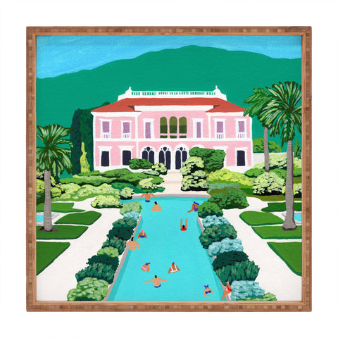 Helo Birdie Pink Palace Square Tray