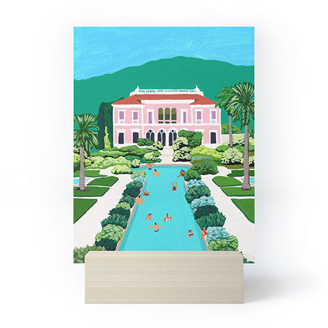Helo Birdie Pink Palace Mini Art Print
