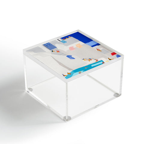 Helo Birdie Santorini Sun Acrylic Box